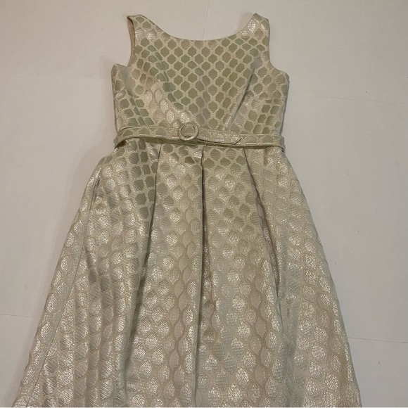 Eliza J Vintage dress cream & silver size 4 - Picture 3 of 12